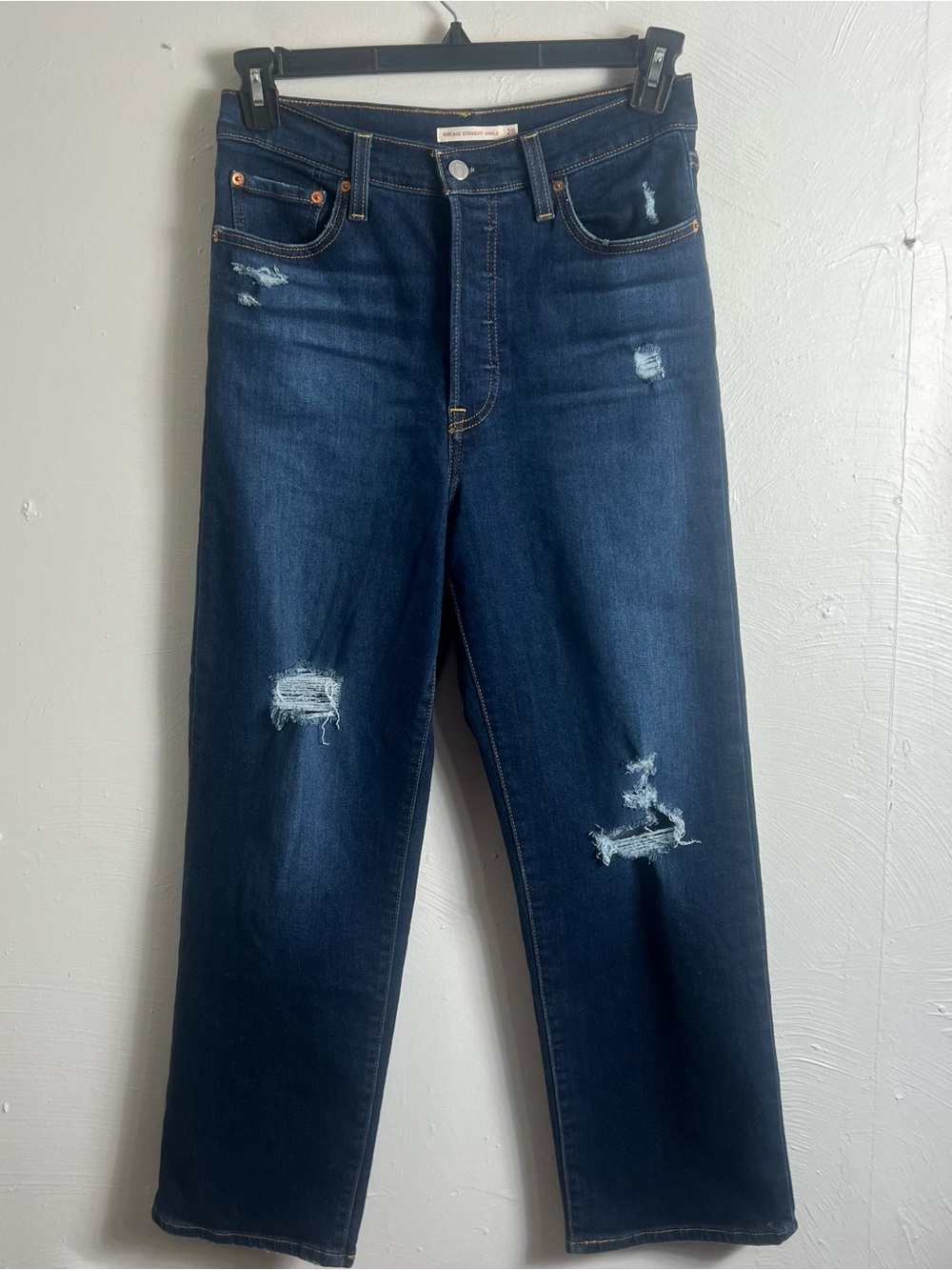 Levi's Ribcage Straight Ankle Jeans 28